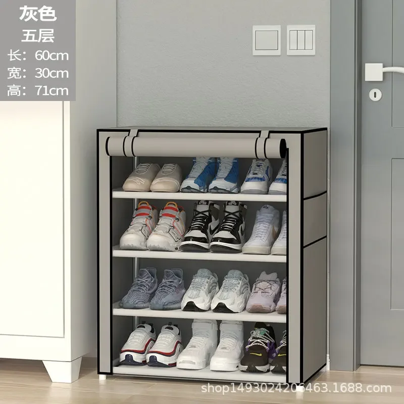 

2023 Year New Aoliviya Official New Cross-Border Shoe Rack Simple Assembled Non-Woven Folding Shoe Cabinet Multi-Layer Dust Clot