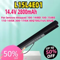 14.4V 32Wh L15L4E01 Laptop Battery L15L4A01 For lenovo Ideapad 100-14IBD 100-15IBD 110-15ISK 300-17ISK 80Q70021US 80UD
