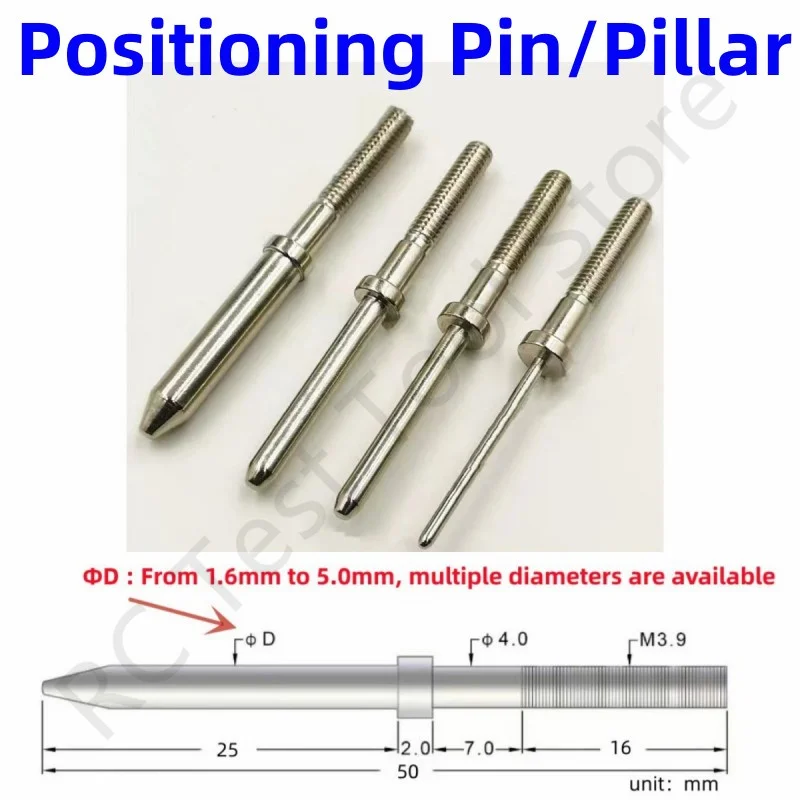 50 Pcs Galvanized pin Positioning pins, Used for Mechanical Equipment  Electronic Accessories 10X35mm.