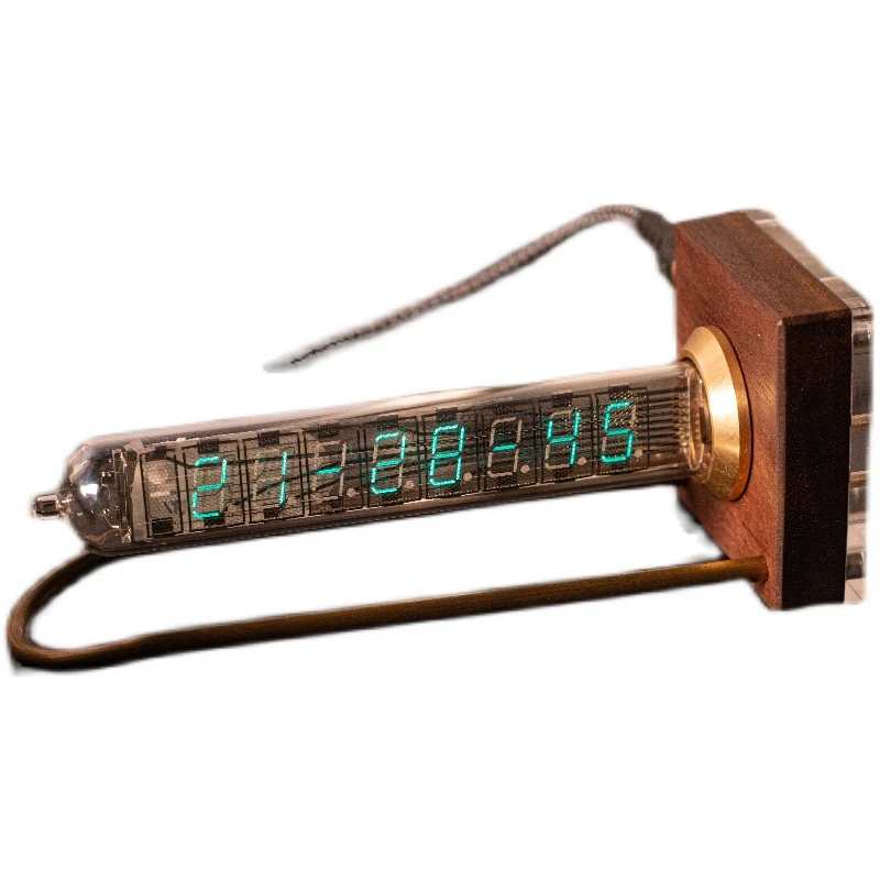 IV 18 VFD Tube Clock Refer Nixie Tube Clock RGB LED Home Decor Clock