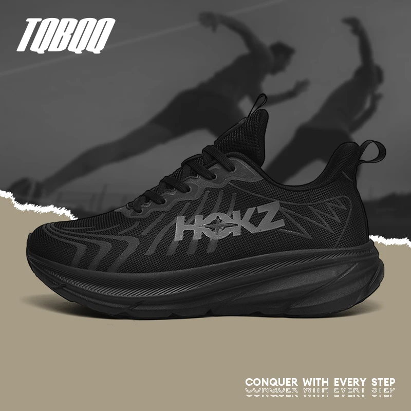 Carbon Plate Air Cushion Running Shoes for Men Soft Chunky Sneakers Women Daily Commuting Shoes Outdoor Casual Walking Shoes 1
