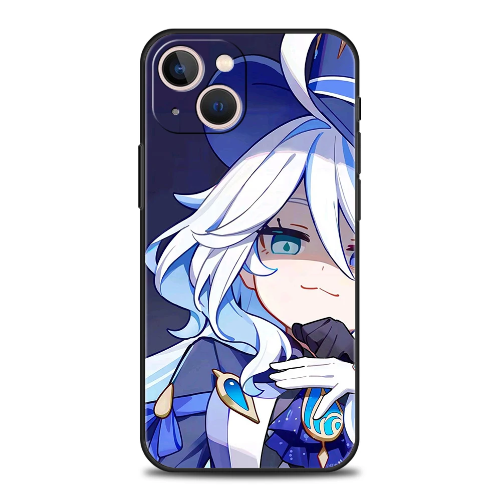 Genshin Impact Lovely Furina Luxury Phone Case Cover