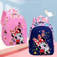 Disney Minnie Children Backpack Kids Girls Cartoon Kindergarten School Bags Girls' Backpacks 1