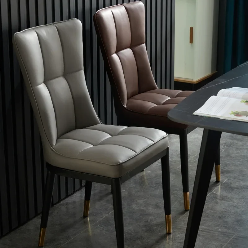 

Leisure Hotel Dining Chairs Balcony Personalized Stylish Single Design High Back Dining Chairs Silla Comedor Furniture QF50DC