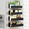 2pcs Magnetic Storage Shelf Household Kitchen Refrigerator Washing Machine Side Hanging Storage Rack, Multifunctional Storage 6