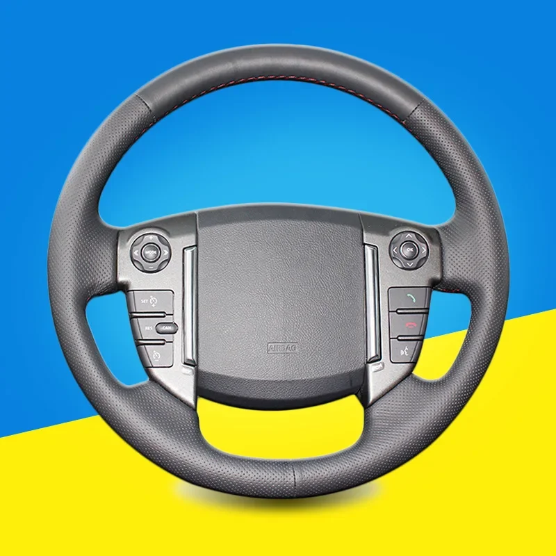 

Auto Braid On The Steering Wheel Cover for Land Rover Freelander 2 2013-2015 Interior Accessories Car Braid Steering Wheel Cover