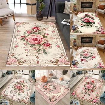 Luxurious Vintage Floral Print Area 1