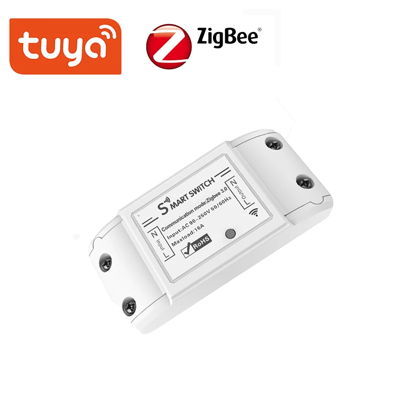 

Смарт-выключатель Tuya Zigbee, 16 А, 3,0 Вт, AC 90-2500 В