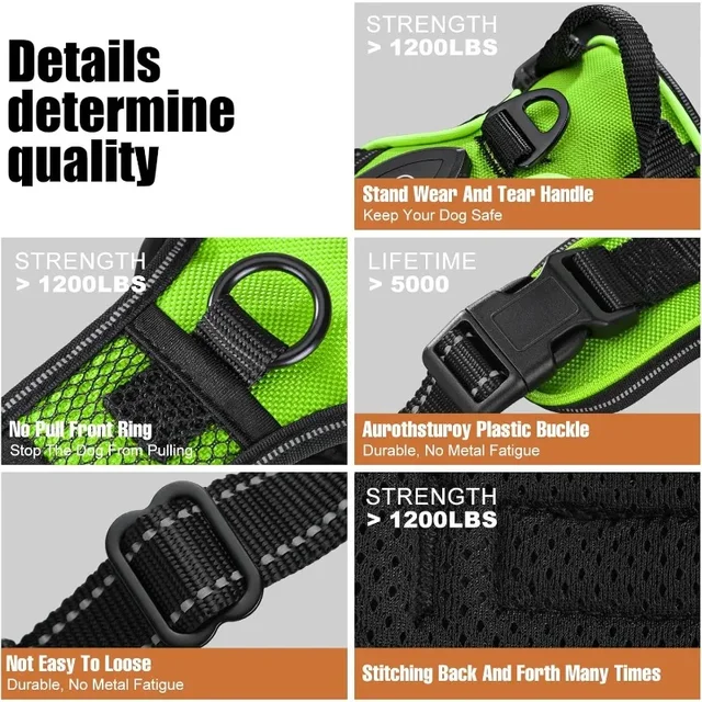 LED Dog Safety Harness 5