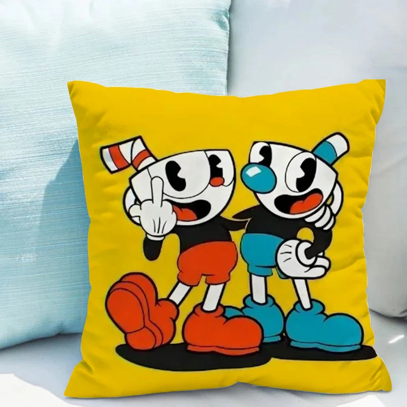 

Наволочка 40*40 C-cuphead, декоративная подушка-обнимашка, декоративные подушки для гостиной, декоративная наволочка, стулья для отдыха