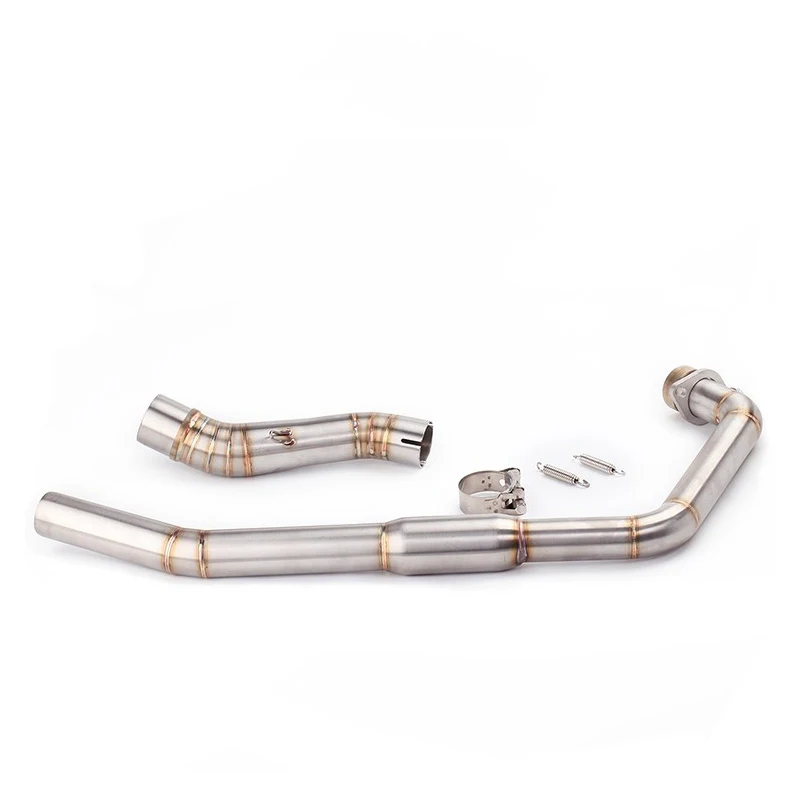

For Honda CBR300R CB300F 2015-2017 Motorcycle Exhaust Middle Front Connect Section Link Pipe Slip On 51mm Mufflers Tube