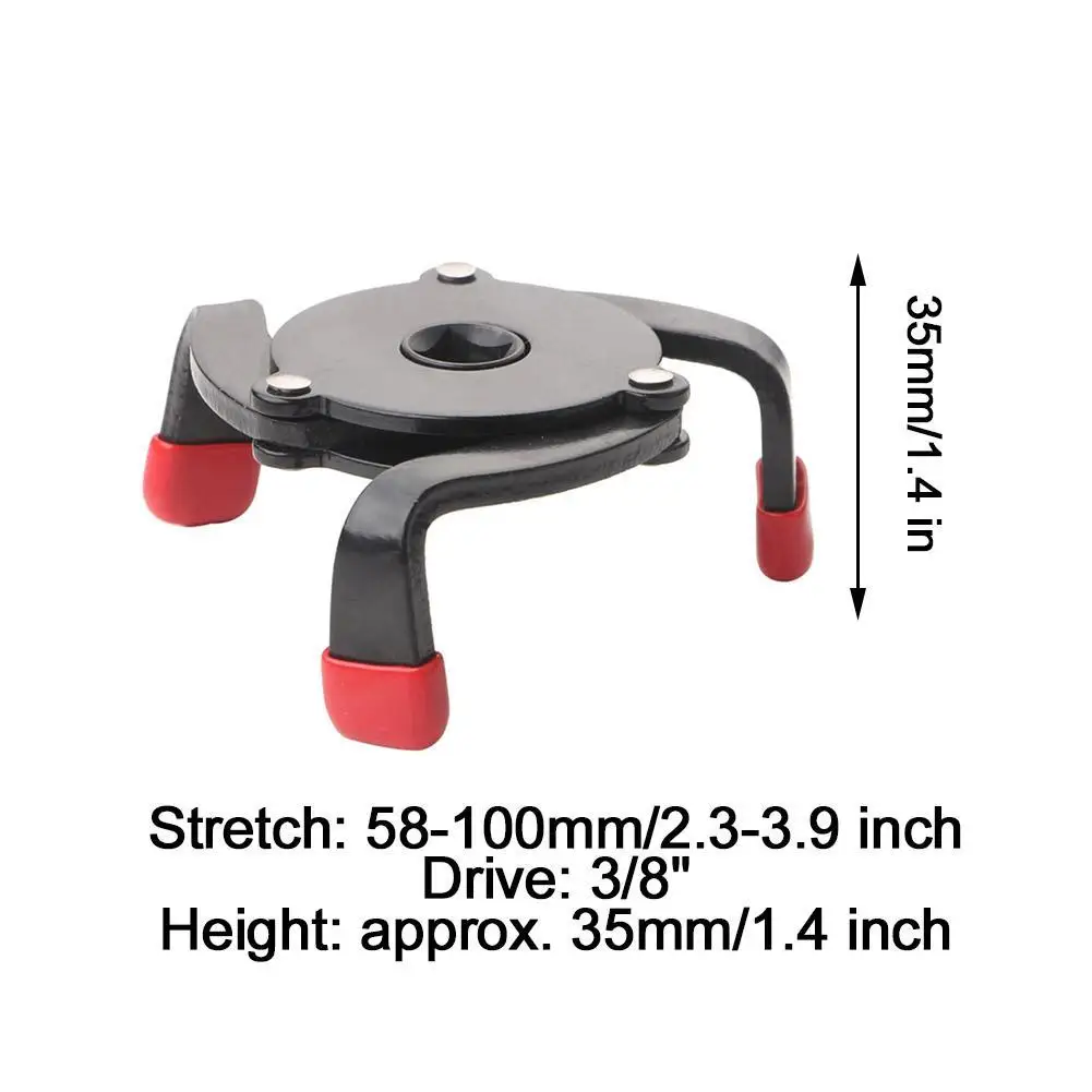 Oil Filter Wrench 3-Jaw Spanner 6