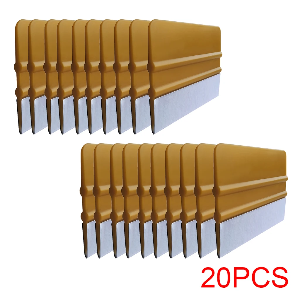 

20PCS Vinyl Wrap Scraper Carbon Fiber Film Felt Squeegee Car Styling Tinting Window Cleaning Wiper A62