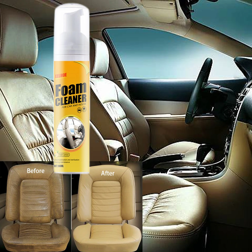 

100ml Multi-purpose Foam Cleaner Anti-aging Cleaning Automoive Car Interior Home Cleaning Foam Cleaner Home Cleaning Foam Spray