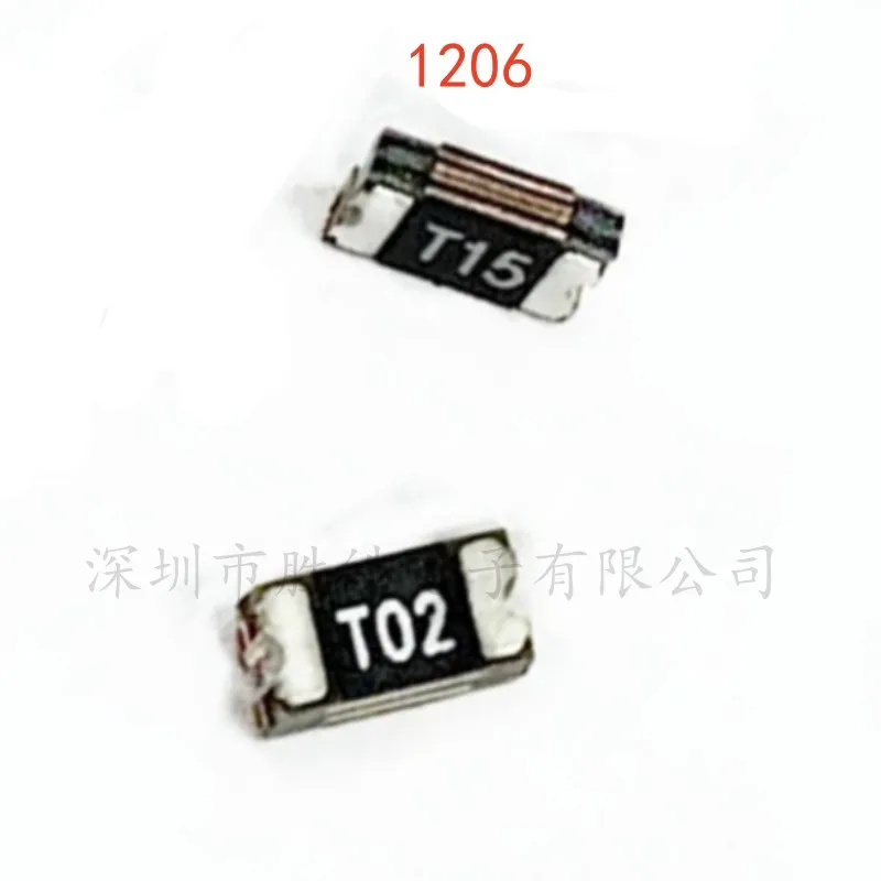 (100PCS) PTC FUSE 1206 0.05A/0.1A/0.2A/0.5A/0.75A/1.1A/2A SMD PPTC Resettable Fuses 50MA/100MA/200MA/500MA/750MA/1100MA/2000MA 100pcs bcw60c smd transistor footprint sot 23 silkscreen ac type npn 32v 100ma bipolar amplifier transistor