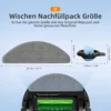 1Set for IRobot Roomba Combo I8+ / I8 / Combo J5 / Combo J5+ / Combo I5 / Combo I5+ Autom Suction Mop Robot Washable Mop 6