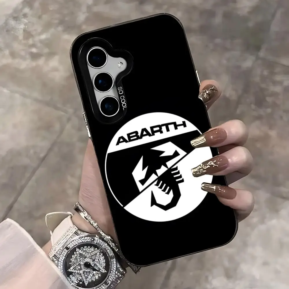 Italy Car Abarth Silver Phone Case - Sleek and Stylish Protection