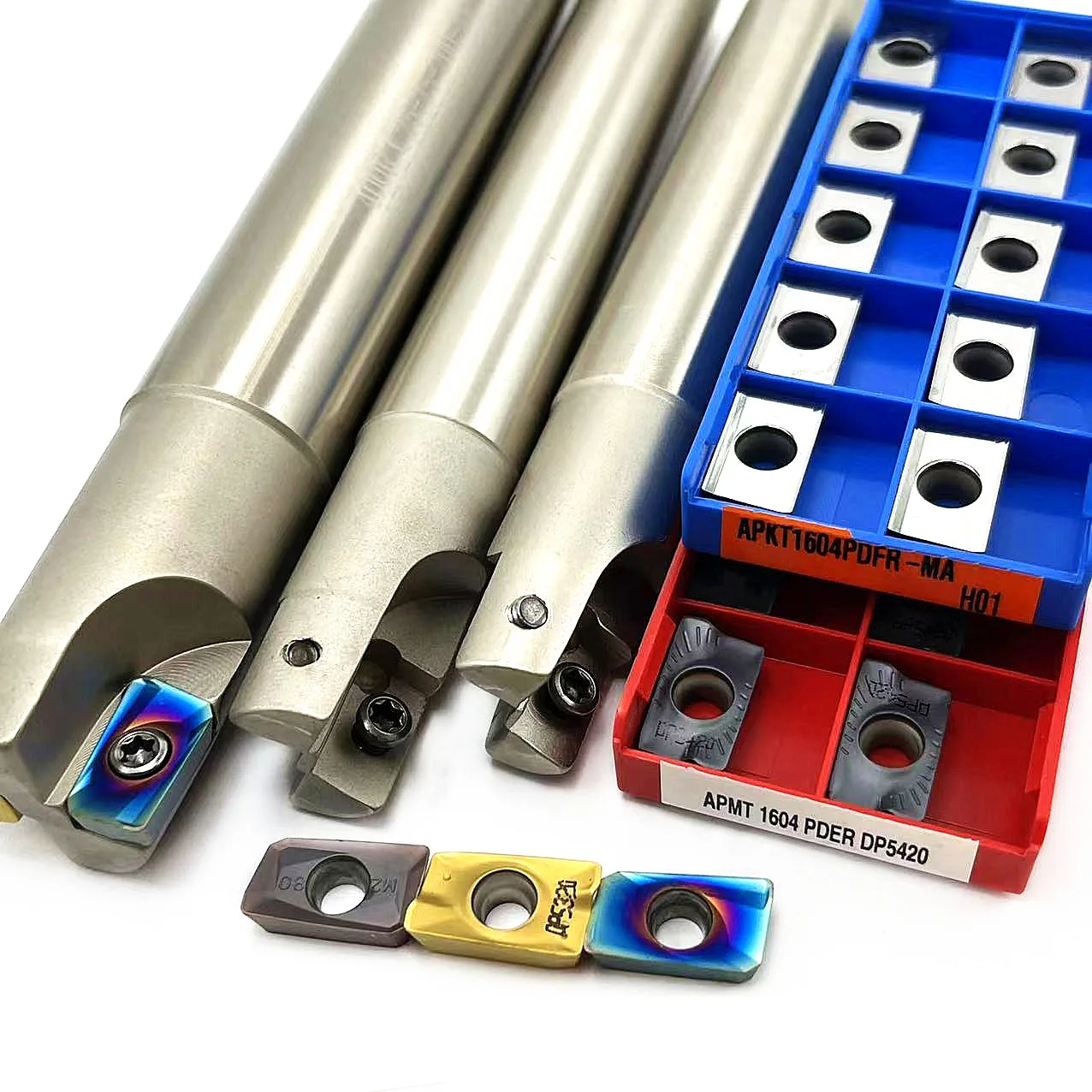 10 Inserti In Carburo APKT1604PDER-MA3 H01, Per Tornitura E Fresatura Di Precisione, Resistenti E Durevoli