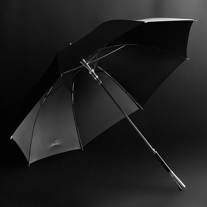 Original Design Gentleman Long Handle Umbrella Large Double Personality