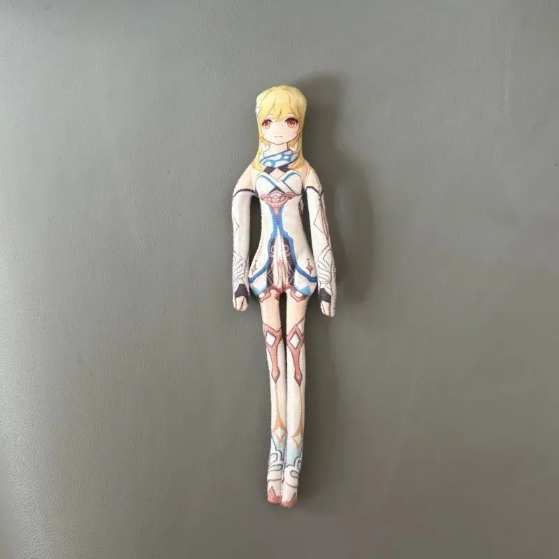 Genshin Impact Wanderer Xiao Morax Cosplay Plüschpuppe aus Baumwolle, schlanke, drehbare Form, Raumdekoration, abstraktes Modell, Geschenke – Detail 7