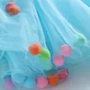 Dance Balls Kid Girls Tutu Skirt Pompon Soft Mesh Lace Children Skirts Ins Style Baby Tutu Pettiskirt Wild Bottoming Princess 5
