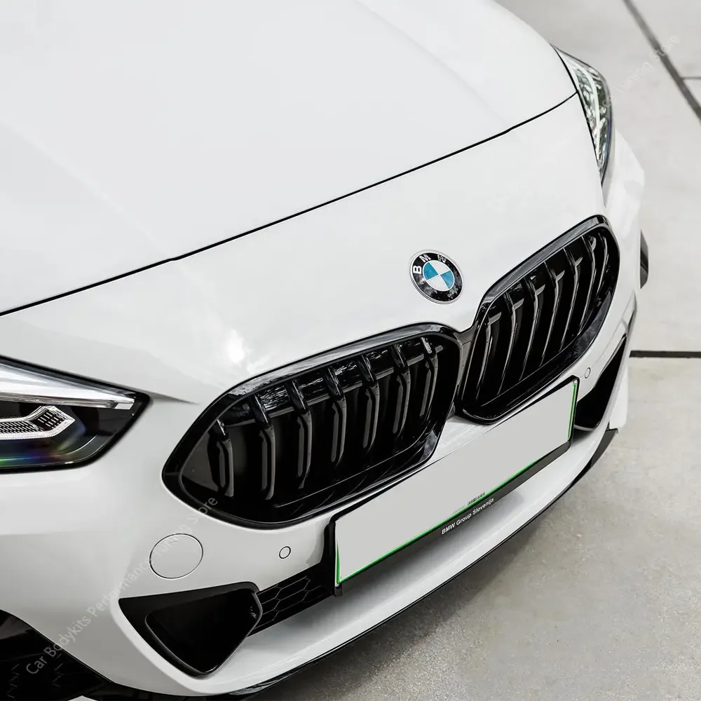 塗装済 BMW X1 F48 Mカラー グリルフィン(16〜19年) 7フィン向 キドニーグリルfor BMW X1 F48対応 フロントグリル ダブルフィン 左右セット ラジエターグリル 2016-2019年 用