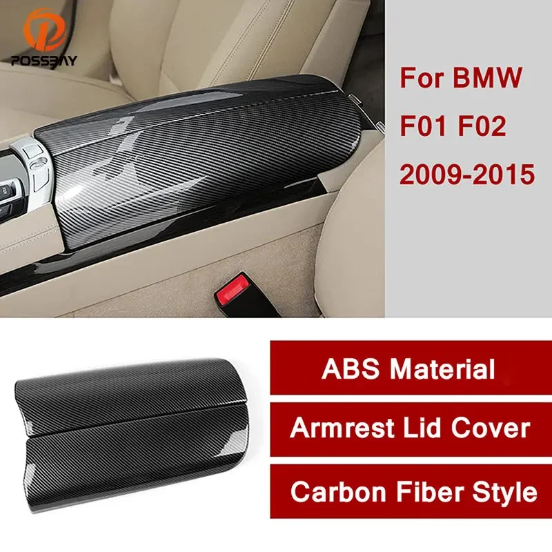 

2 шт., автомобильный подлокотник из углеродного волокна для BMW 7 серии F01 F02 2009-2011 2012 2013 2014 2015
