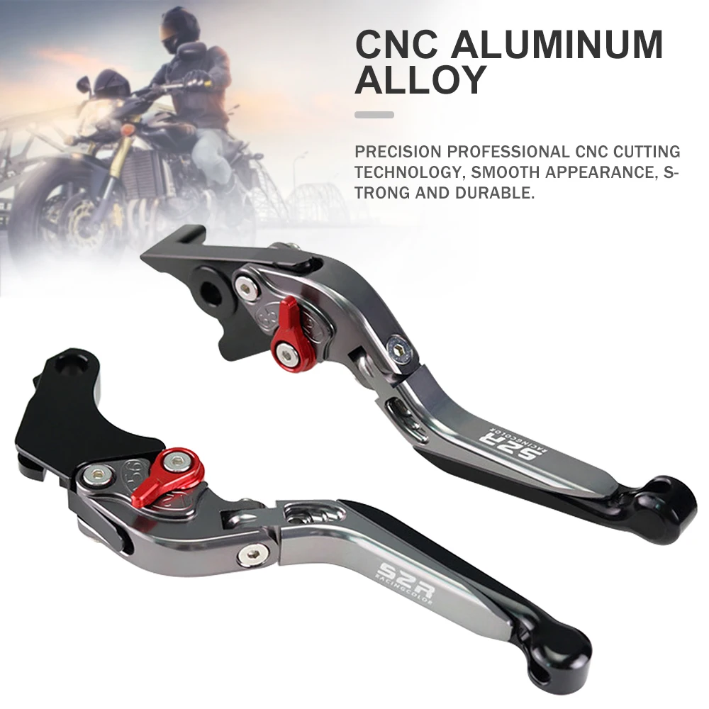 Motorcycle Folding Extendable Adjustable Handle Lever Brake Clutch