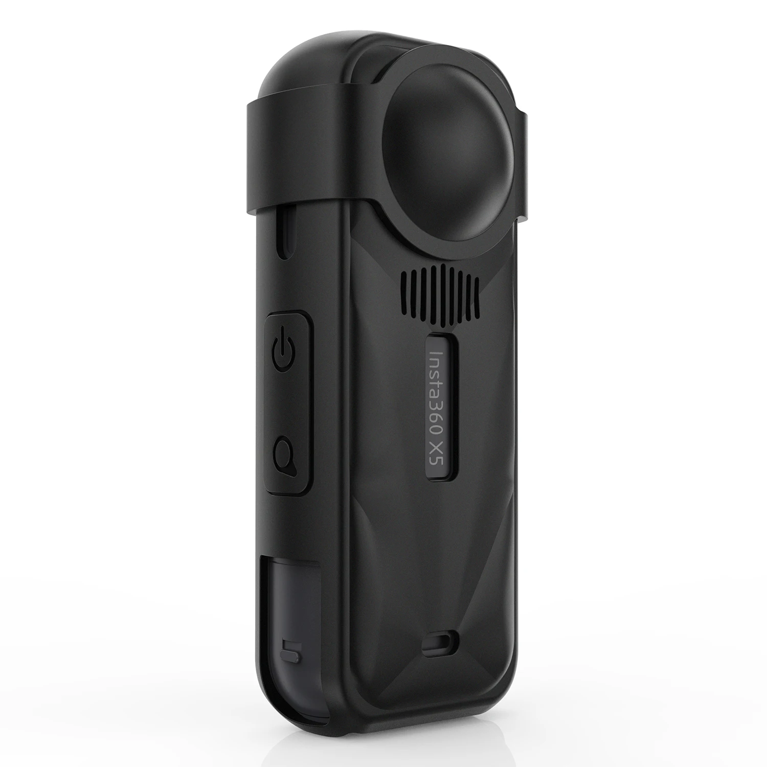 Protector Cámara Insta 360 X5 - Funda Silicona, Tapa Lente, Correa Muñeca Y Cordón, Protección Completa