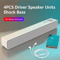 Original  Bluetooth Subwoofer Soundbar TV Audio Echo Wall Computer Speaker Home Theater Music Wireless Blueooth Speaker Gift - Image 2