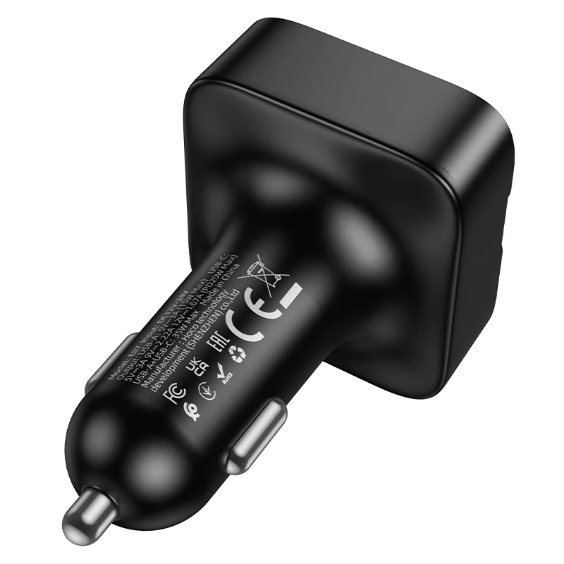 HOCO E87 35W High Power Car FM Transmitter with PD20W & 15W Fast Charging