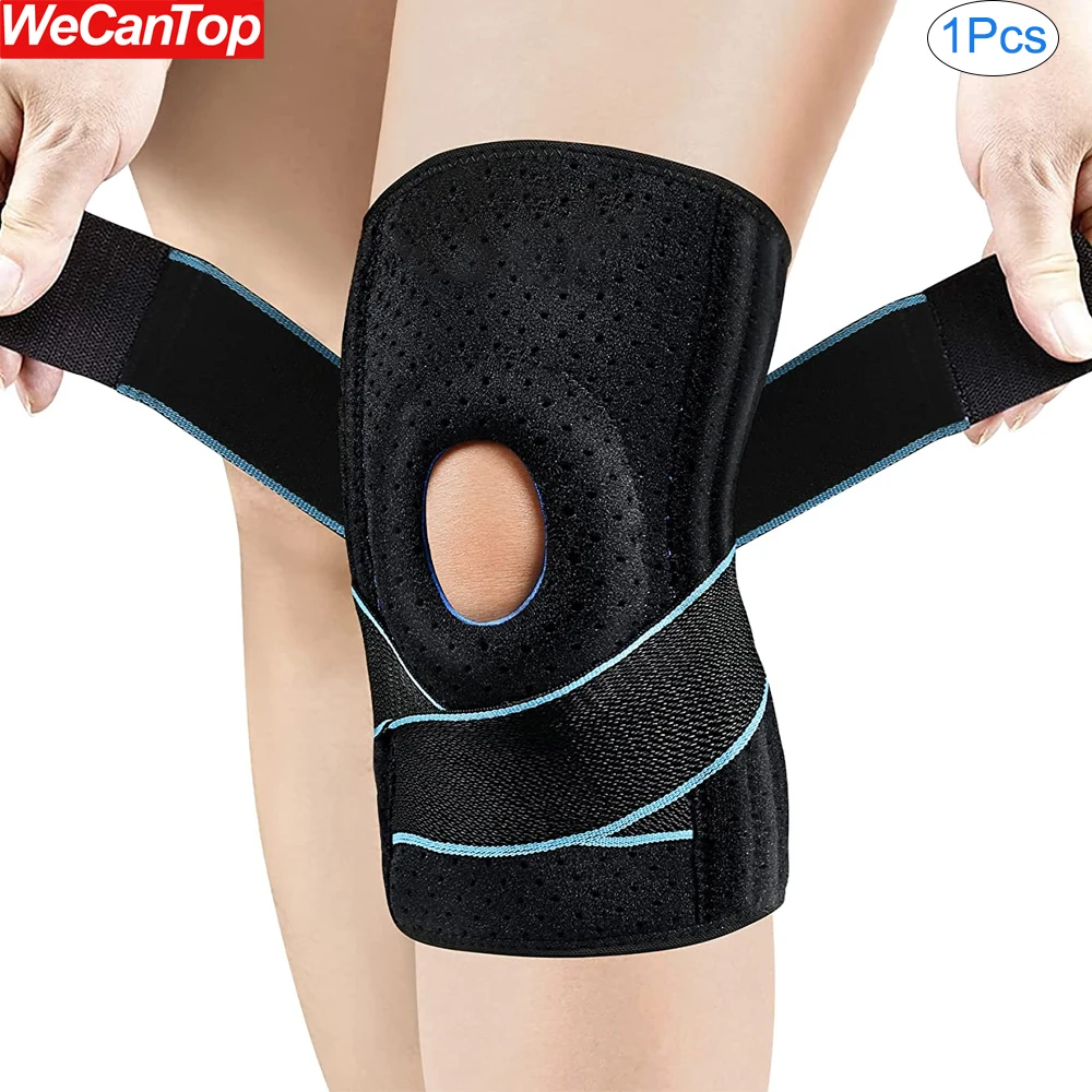 

1Pcs Knee Braces for Knee Pain,Adjustable Knee Support with Patella Gel Pad & Side Stabilizers,Medical Wrap for Arthritis,Sports