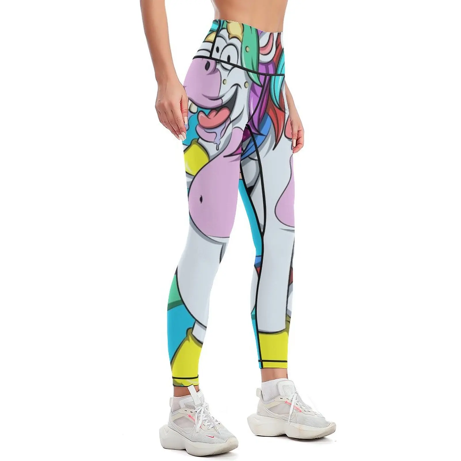 Unicorn Dont worry be drunken Leggings for physical sports tennis for Womens Leggings