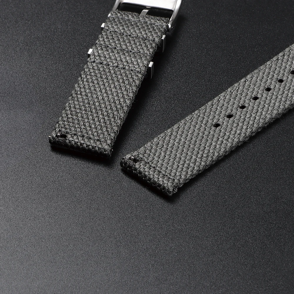 Premium Two-Sided Genuine Nylon Quick Release Sport Watch Band
