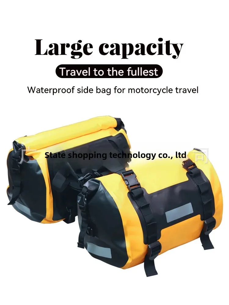 Waterproof Rainproof Saddle Bag Motorcycle Side Bag Tail Travel Outdoor Cycling Waterproof Moisture Proof