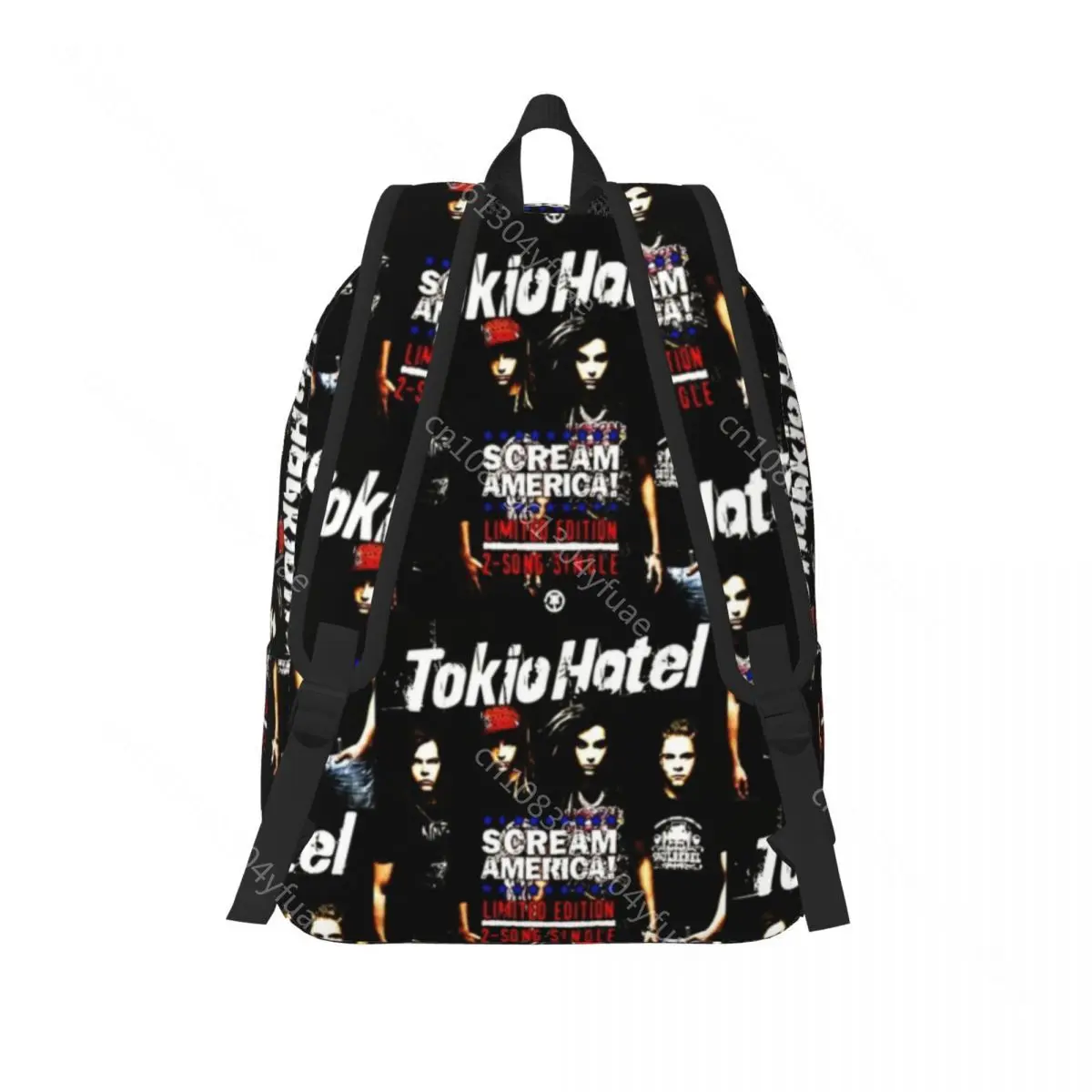 Tokio Hotels Backpack Group Music Youth Polyester Hiking Backpacks Big Fun School Bags Rucksack