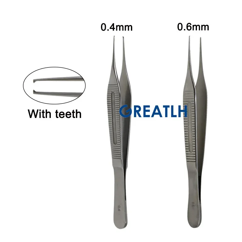 Adson micro dissecting forceps autoclavable cosmetic plastic fine tweezers double eyelid tool