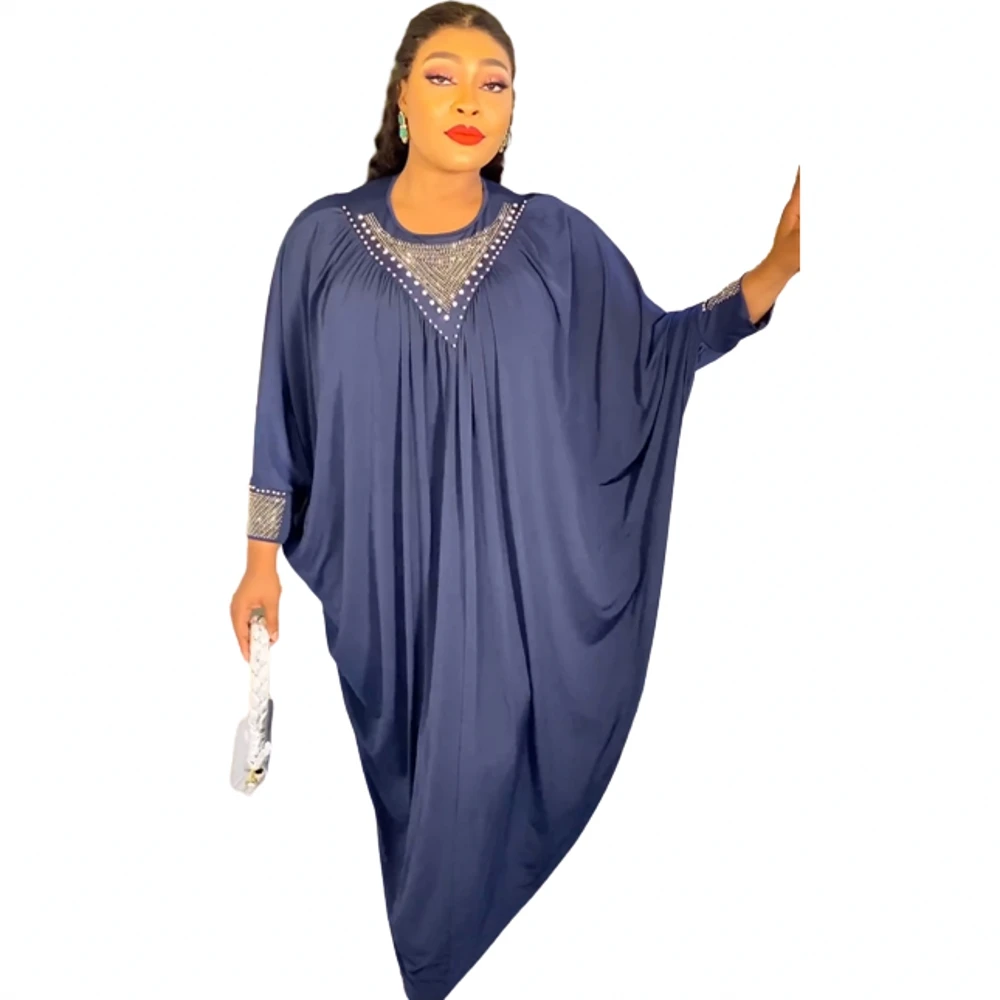 

Dashiki African Maxi Dress Women Batwing Sleeve Loose Boubou Africa Clothing Fashion New Print Long Robes African Dress Vestidos