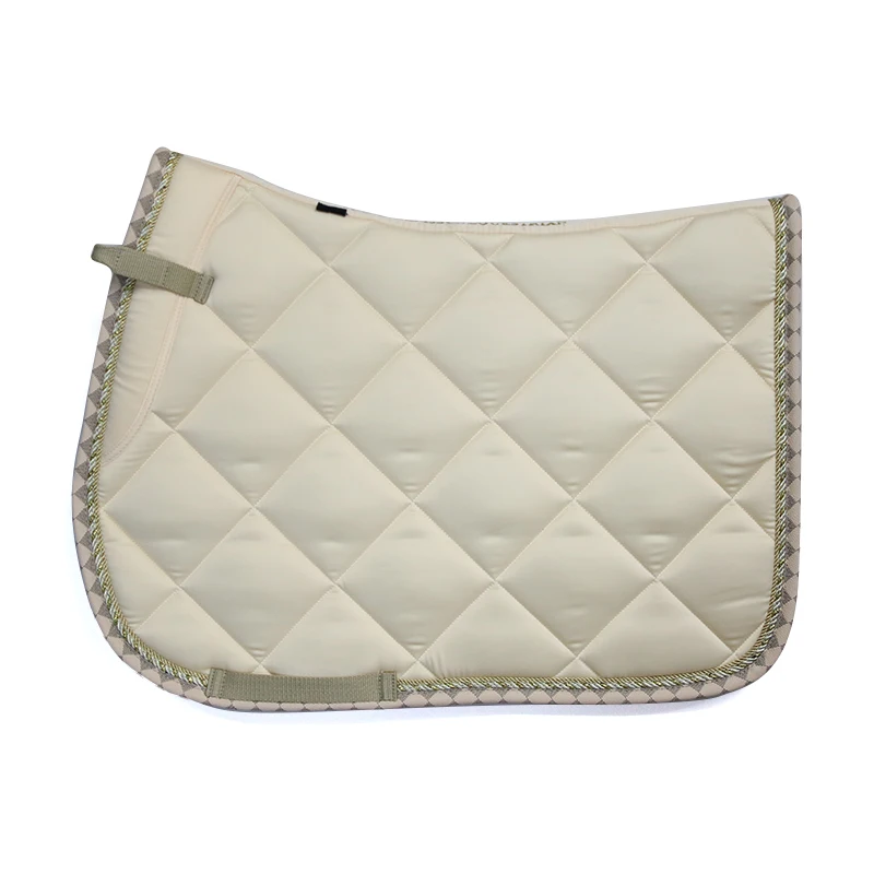 Harness Beige Chessboard Plaid Obstacle Horse Sweat Pad Horse Leggings Leg Guard Earmuffs Suit