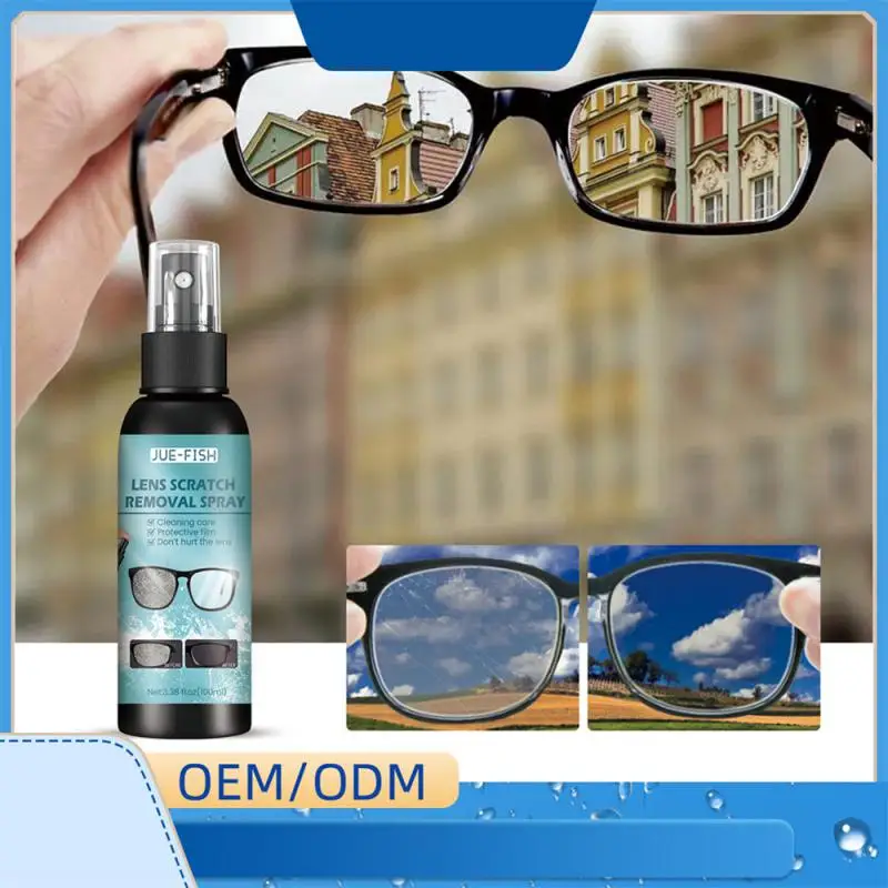 100ml Eyeglass Scratch Removing Spray Glasses Cleaner Repair Dirt Oil Removal  Spray for Screen Optical Equipment Free Sunglasses