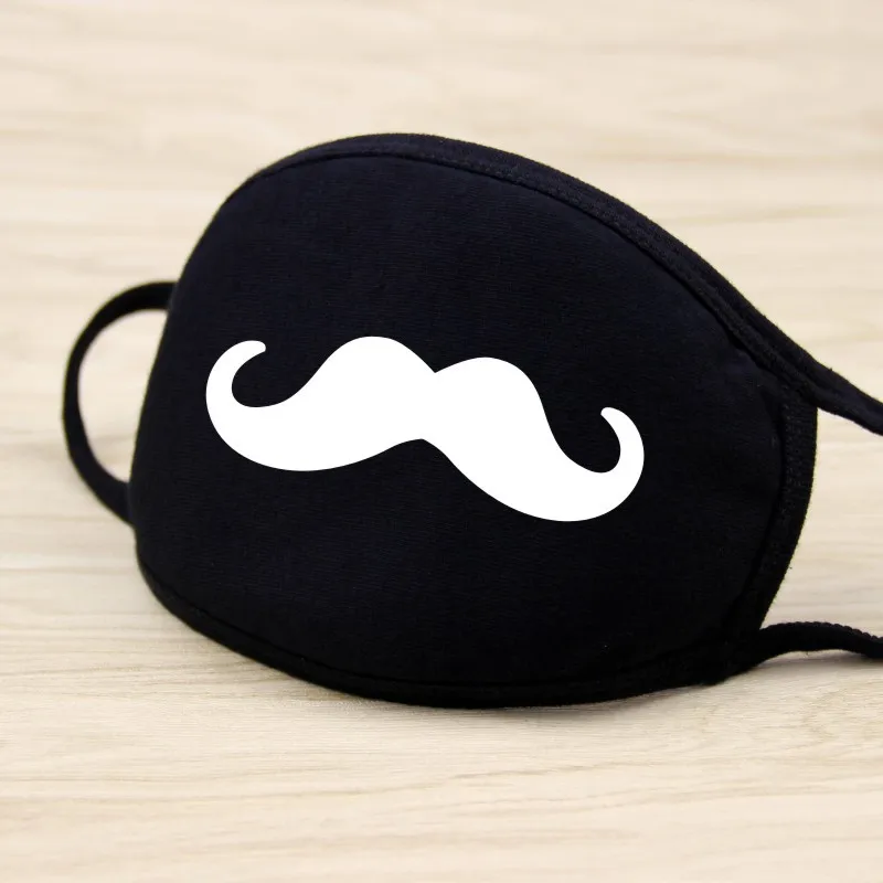 Reusable Washable Cartoon Face Cotton Mask - Dustproof, Anti-Pollution Fabric Mask
