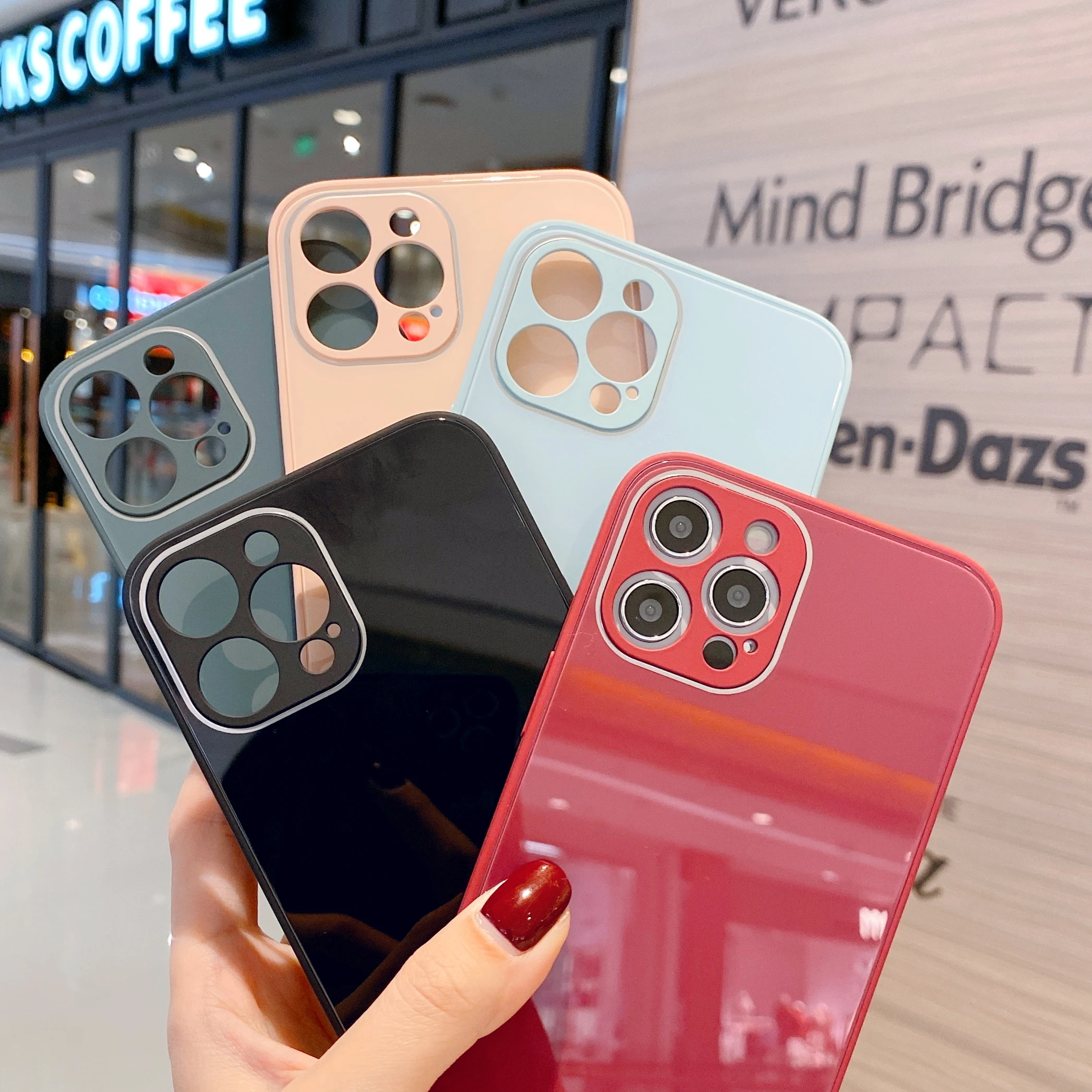 

Luxury With Lens Protector Transparent Silicone Case For iPhone 14 Plus 11 12 13 Pro Max X XS XR 7 8Plus Glass Shockproof Cover