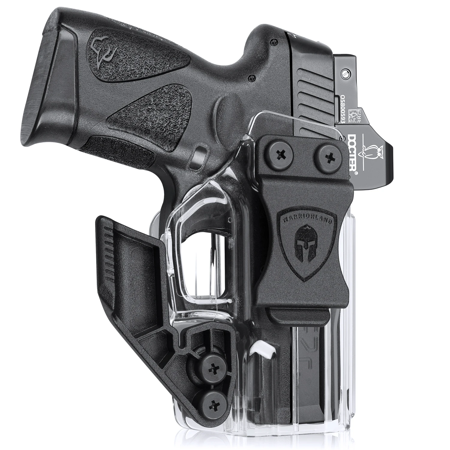 WARRIORLANDGunHolsterforTaurusG2CG3CPT111PT140PolymerClear