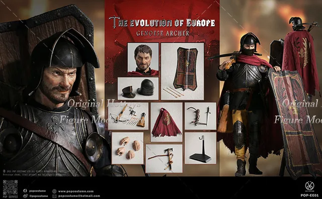 POP COSTUME EE01 1/6 Male Soldier Europa Universalis French