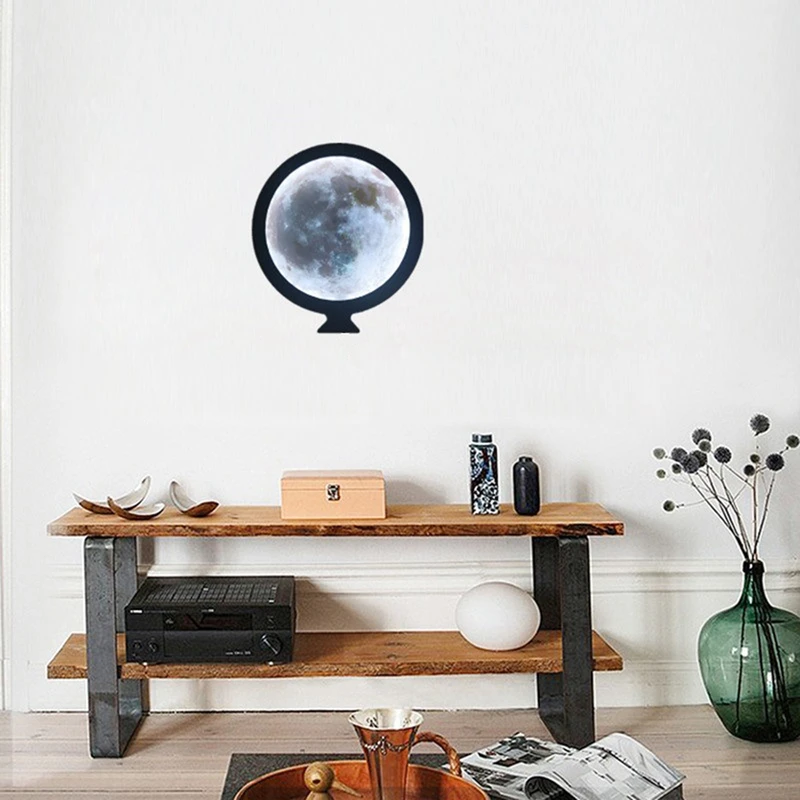 

Зеркальная Лунная лампа, романтические подвесные лампы для зеркала для макияжа, украшение для спальни, люминесцентная лампа, Рождественское украшение для подарка девушке