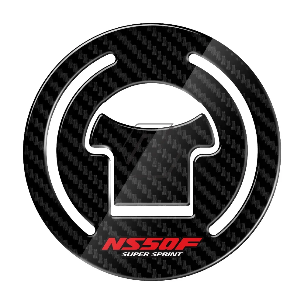 

For HONDA NS50F Super Sprint NS 50F 1990 3D Carbon-look Motorcycle Fuel Gas Cap Protector Decal