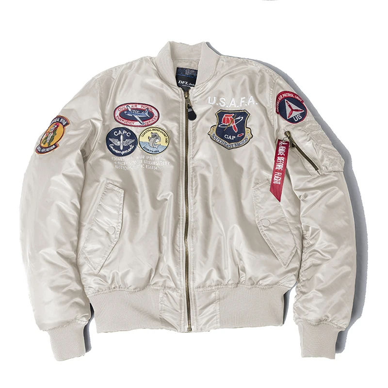 2023 A/W USAFA vintage pilot bomber flight jacket us air