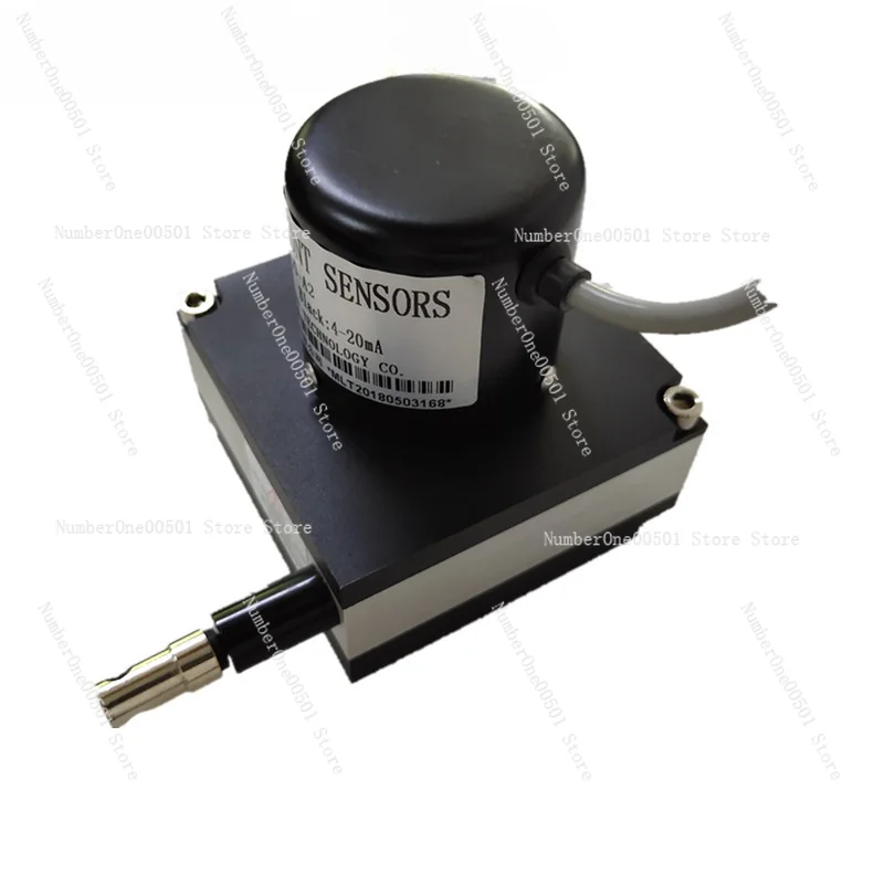Codificador De Cable De Extracción Incremental - Rango 10-1200 Mm, Voltaje DC8-24V - Para Medición Lineal En Cilindros, Máquinas, Robots