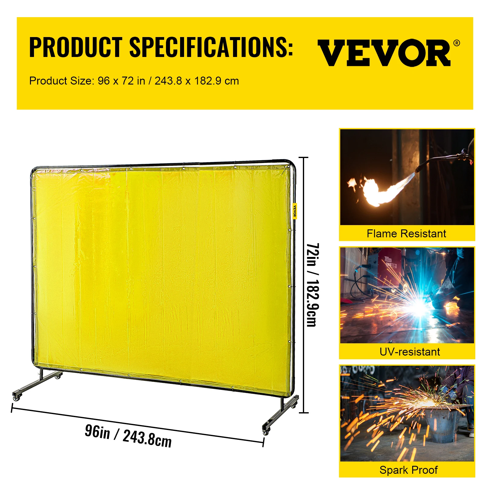 6x8 ft Yellow