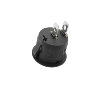 KCD1-105 20 mm Diameter Round Rocker Switch AC 250V/6A 125V/10A Round Boat Rocker Power Push Button Switch Red Black 2